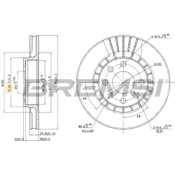  stabdžių diskas (1vnt)