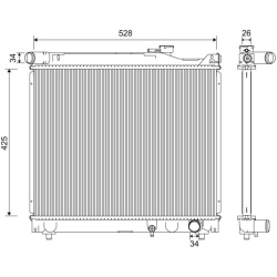  radiatorius, variklio aušinimas