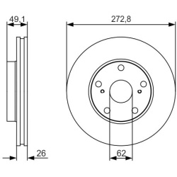  stabdžių diskas (1vnt)