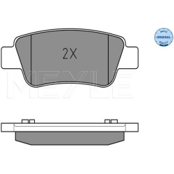  stabdžių trinkelių rinkinys, diskinis stabdys <small>MEYLE-ORIGINAL: True to OE.</small>