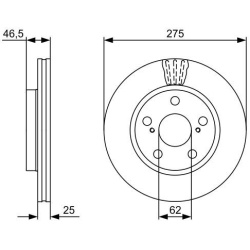  stabdžių diskas (1vnt)