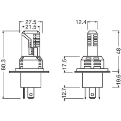  lemputė, priekinis žibintas <small>LEDriving® HLM EASY</small>