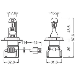  lemputė, priekinis žibintas <small>LEDriving® HL INTENSE</small>