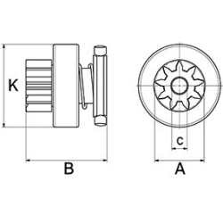  laisvos eigos pavara, starteris