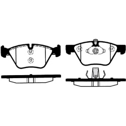  stabdžių trinkelių rinkinys, diskinis stabdys