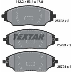  stabdžių trinkelių rinkinys, diskinis stabdys