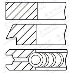  stūmoklio žiedų komplektas