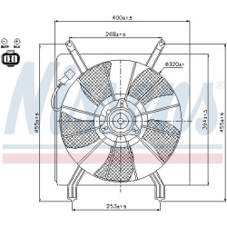  ventiliatorius, radiatoriaus