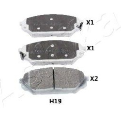  stabdžių trinkelių rinkinys, diskinis stabdys