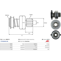  laisvos eigos pavara, starteris <small>AS</small>