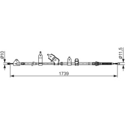  trosas, stovėjimo stabdys