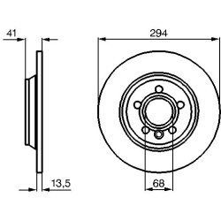  stabdžių diskas (1vnt)