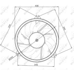  ventiliatorius, radiatoriaus