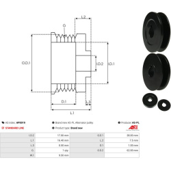  skriemulys, kintamosios srovės generatorius <small>AS</small>