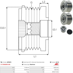  laisvos eigos sankaba, kint. sr. generatorius <small>AS</small>