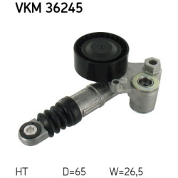  įtempiklio skriemulys, V formos rumbuotas diržas