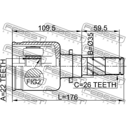 jungčių komplektas, kardaninis velenas