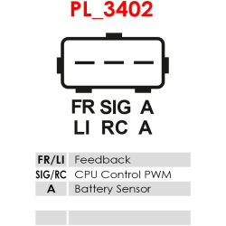  reguliatorius, kintamosios srovės generatorius <small>AS</small>