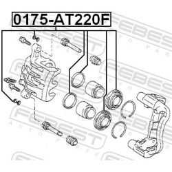  remonto komplektas, stabdžių apkaba