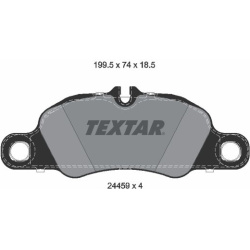  stabdžių trinkelių rinkinys, diskinis stabdys