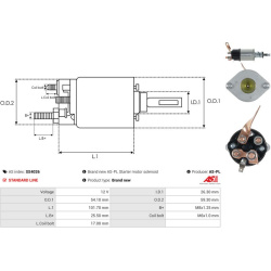  solenoidinis jungiklis, starteris <small>AS</small>