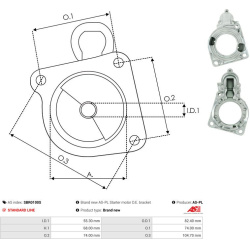  starterio dangtelis, karbiuratorius <small>AS</small>