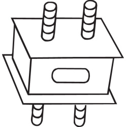  laikiklis, išmetimo sistema