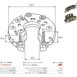  lygintuvas, kintamosios srovės generatorius <small>AS</small>