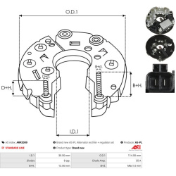  lygintuvas, kintamosios srovės generatorius <small>AS</small>