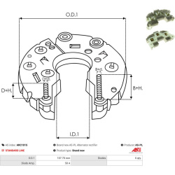  lygintuvas, kintamosios srovės generatorius <small>AS</small>