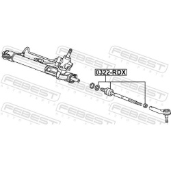  vidinė skersinė vairo trauklė