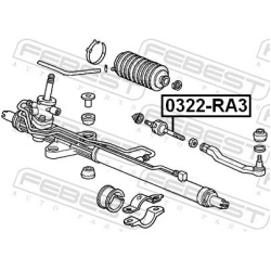  vidinė skersinė vairo trauklė