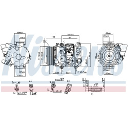  kompresorius, oro kondicionierius <small>** FIRST FIT **</small>