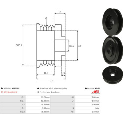  skriemulys, kintamosios srovės generatorius <small>AS</small>