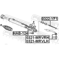  vidinė skersinė vairo trauklė