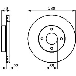  stabdžių diskas (1vnt)
