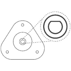  remonto komplektas, pakabos statramstis <small>Suspension Mounting Kit</small>