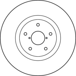  stabdžių diskas (1vnt) <small>TRW SINGLE</small>