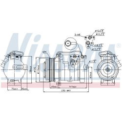  kompresorius, oro kondicionierius <small>** FIRST FIT **</small>