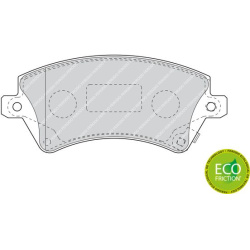 stabdžių trinkelių rinkinys, diskinis stabdys <small>PREMIER ECO FRICTION</small>  stabdžių trinkelių rinkinys, diskinis stabdys <small>PREMIER ECO FRICTION</small>