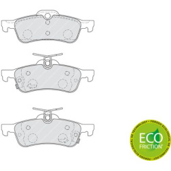  stabdžių trinkelių rinkinys, diskinis stabdys <small>PREMIER ECO FRICTION</small>