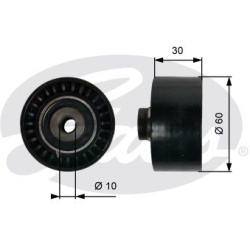  kreipiantysis skriemulys, paskirstymo diržas <small>PowerGrip™</small>