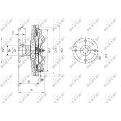  sankaba, radiatoriaus ventiliatorius
