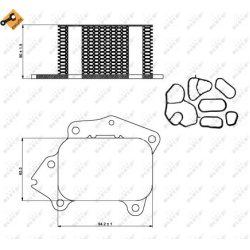  alyvos aušintuvas, variklio alyva <small>EASY FIT</small>