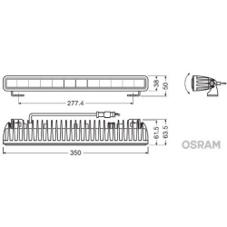  prožektorius <small>LEDriving® LIGHTBAR SX300</small>