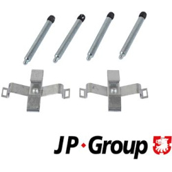  priedų komplektas, diskinių stabdžių trinkelės