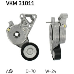  diržo įtempiklis, V formos rumbuotas diržas