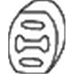  guminė juosta, išmetimo sistema