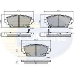  stabdžių trinkelių rinkinys, diskinis stabdys