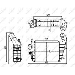  tarpinis suslėgto oro aušintuvas, kompresorius